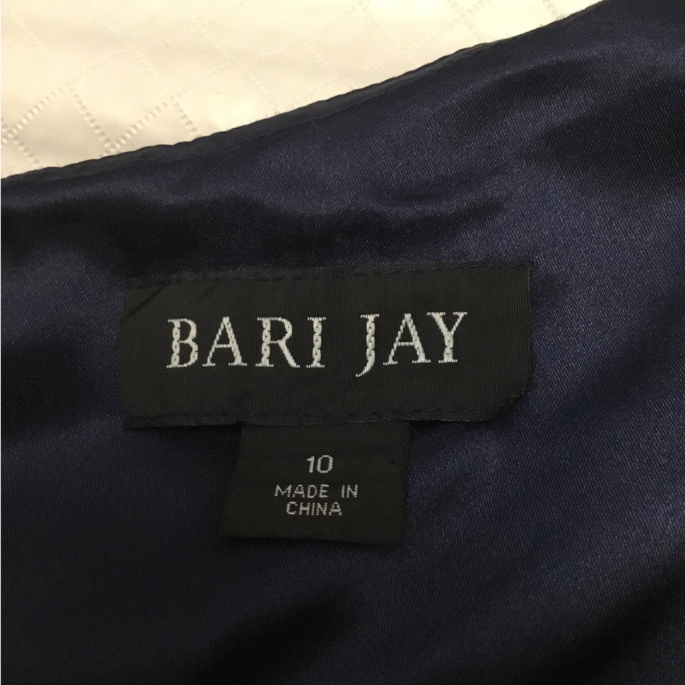 Bari Jay One-Shoulder Navy Dress - Picture 5 of 14